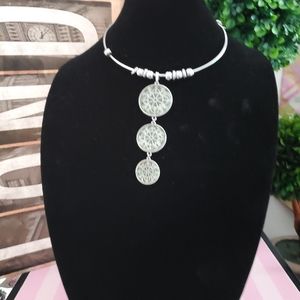 Dainty Necklace with Three Circles